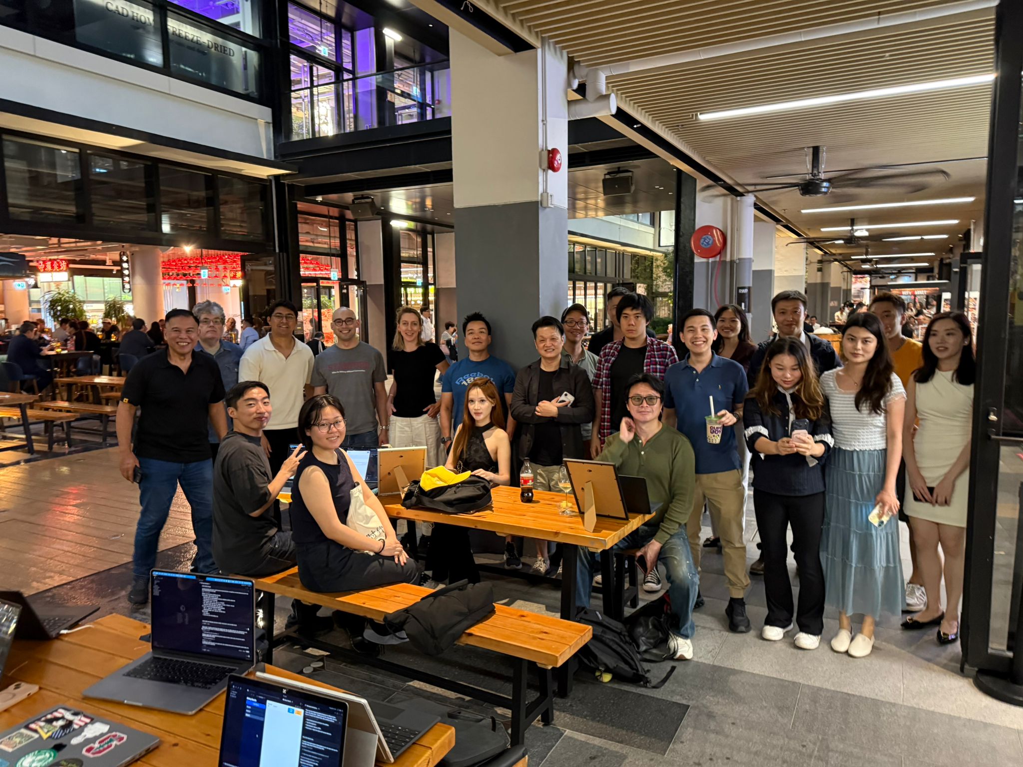 Group shot, alt angle