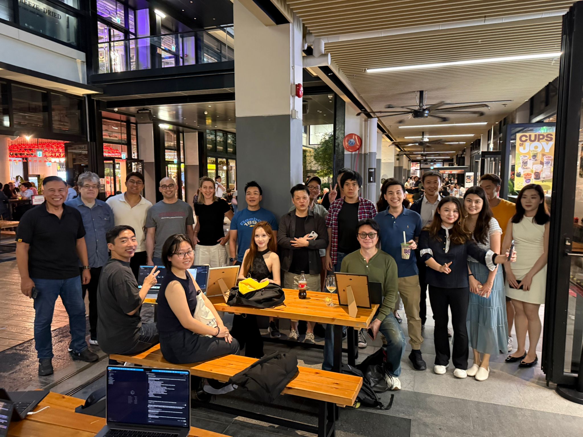 Builders gathered at Central Market for Vibe Coding 101