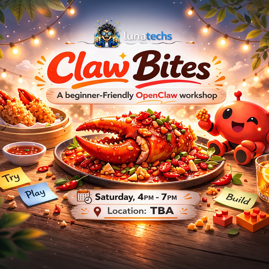 CLAW BITES event graphic