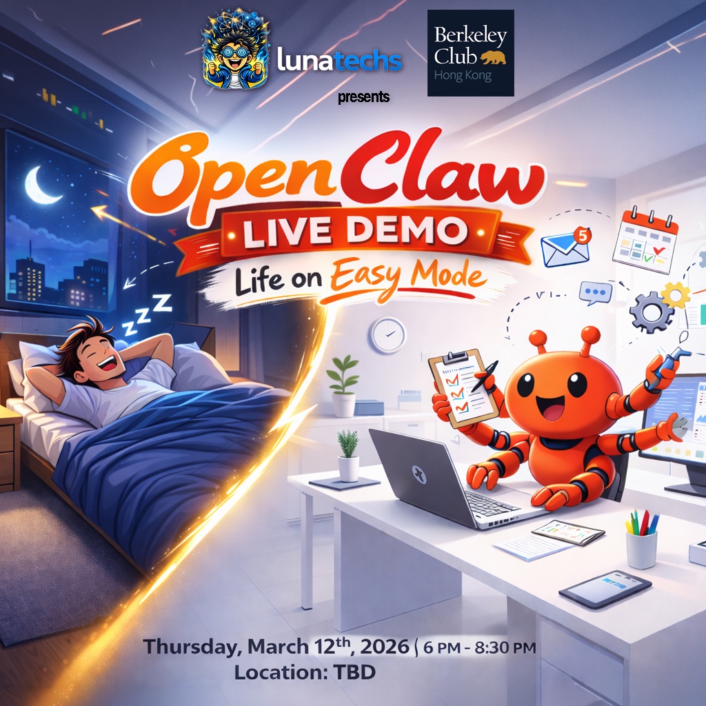 OpenClaw LIVE DEMO event graphic